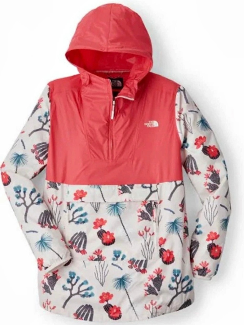 The North Face WindWall Hooded Anorak Desert Cactus Floral Print Women's Floral